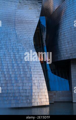 Guggenheim Museum, Bilbao, Vizcaya, Baskenland, Spanien, Europa Stockfoto