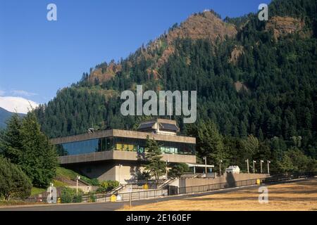 Bonneville Dam Visitor Center, Columbia River Gorge National Scenic Area, Oregon Stockfoto