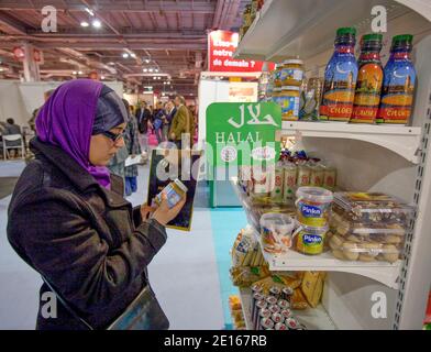 HALAL EXPO, HALAL FOOD, PARIS Stockfoto