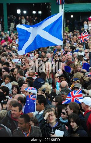 Atmosphäre in der Mall nach der Hochzeit von Prinz William mit Kate Middleton, in London, Großbritannien, am 29. April 2011. Foto von Mousse/ABACAPRESS.COM Stockfoto