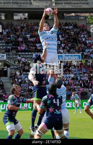 Bernard Le Roux von Racing-Metro während des französischen Top 14 Rugby-Spiels, Stade Francais gegen Racing-Metro im Charlety Stadium in Paris, Frankreich am 7. Mai 2011. Racing-Metro gewann 29-16. Foto von Henri Szwarc/ABACAPRESS.COM Stockfoto