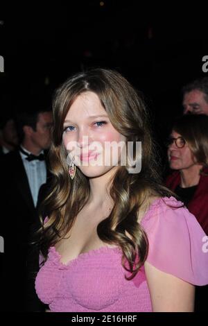 Lea Seydoux kommt nach der Eröffnungsfeier der 64. Internationalen Filmfestspiele von Cannes am 11. Mai 2011 zum Galadinner im Hotel Majestic Barriere in Cannes, Südfrankreich. Foto von Hahn-Nebinger/ABACAPRESS.COM Stockfoto