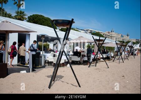 Atmosphäre rund um Orange Thema während der 64. Cannes Festival, Frankreich am 19. Mai 2011. Foto von Nicolas Genin/ABACAPRESS.COM Stockfoto