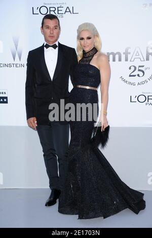 Gwen Stefani und Gavin Rossdale kommen zur jährlichen amfAR-Gala "Film gegen Aids", die am 19. Mai 2011 im Hotel du Cap Eden Roc in Antibes, Südfrankreich, im Rahmen der 64. Internationalen Filmfestspiele von Cannes stattfindet. Foto von Hahn-Nebinger-Genin/ABACAPRESS.COM Stockfoto