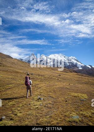 Reisen & Trekking in Peru Stockfoto