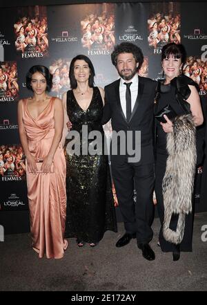 Hafsia Herzi, Hiam Abbass, Biyoua und Regisseur Radu Mihaileanu bei der "La Source des Femmes" Party während der 64. Filmfestspiele von Cannes in der Villa Chic in Cannes, Frankreich am 21. Mai 2011. Foto von Giancarlo Gorassini/ABACAPRESS.COM Stockfoto