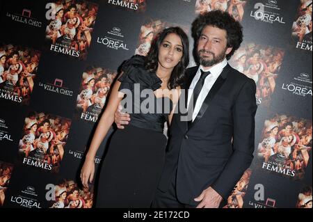 Leila Bekhti und Regisseur Radu Mihaileanu nehmen an der "La Source des Femmes"-Party während der 64. Filmfestspiele von Cannes in der Villa Chic in Cannes, Frankreich, am 21. Mai 2011 Teil. Foto von Giancarlo Gorassini/ABACAPRESS.COM Stockfoto