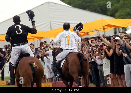 Atmosphäre während des Veuve Clicquot Polo Classic auf Governor's Island in New York City, NY, USA am 5. Juni 2011. Foto von Charles Guerin/ABACAPRESS.COM Stockfoto