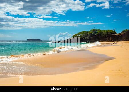 Maui, Hawaii, Big Beach in Makena Stockfoto