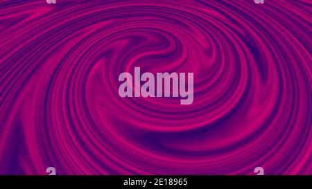 Abstrakter Wirbel, computergeneriert. 3d-Rendering kreisförmige Verschmelzung von Farben. Spiralhintergrund von Flüssigkeit Stockfoto