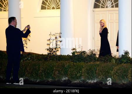 US-Präsident Donald Trumps Tochter Ivanka Trump kehrt nach einem Besuch in Dalton, Georgia, in Washington D.C., USA, am Dienstag, den 5. Januar 2021 ins Weiße Haus zurück. Foto von Erin Scott/Pool/ABACAPRESS.COM Stockfoto