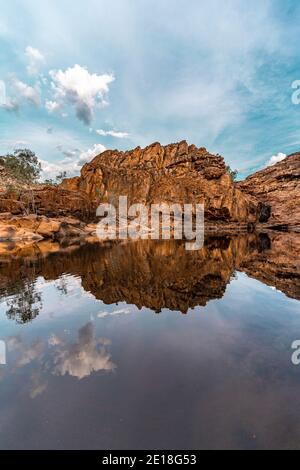 Edith Falls oberer Pool Stockfoto