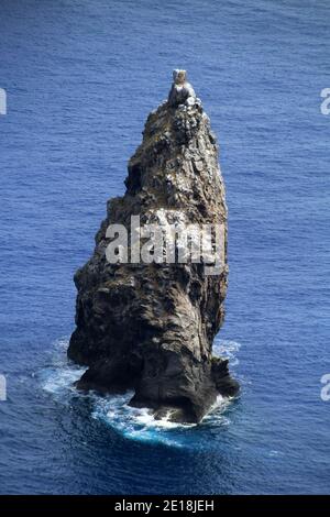 Motu Kau Kau Felsennadel Osterinsel, Chile, Südamerika Stockfoto