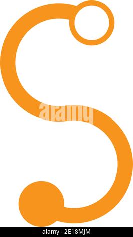 S Brief Business abstrakte Einheit Vektor-Logo Design-Vorlage Stock Vektor