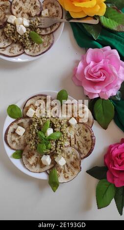 Buchweizen Auberginen Blumen Stockfoto