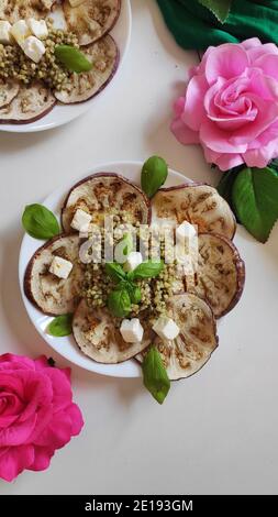 Buchweizen Auberginen Blumen Stockfoto