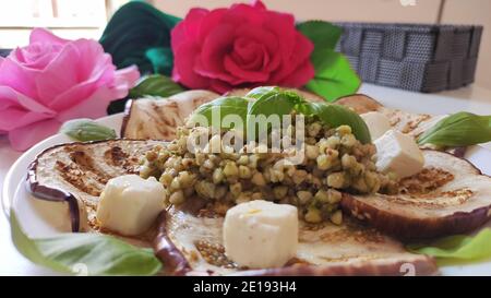 Buchweizen Auberginen Blumen Stockfoto