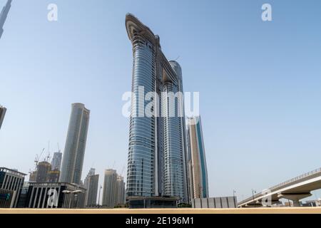 Sky Walk, Sky Bridge, Downtown Dubai Stockfoto