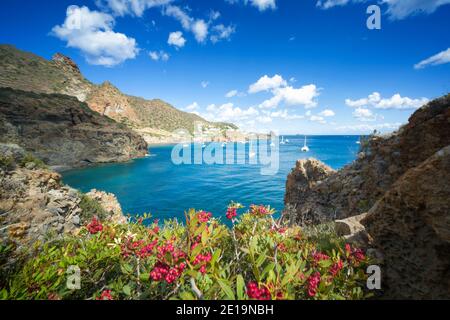 Panarea, Äolische Inseln (Isole Eolie), Sizilien Stockfoto