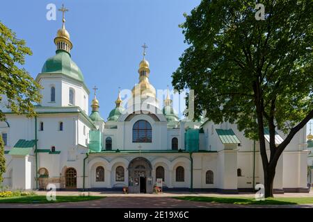 Hagia Sophia Kathedrale in Kiew, Ukraine. Erbaut im 11. Jahrhundert, ist die Kathedrale zum UNESCO-Weltkulturerbe Stockfoto