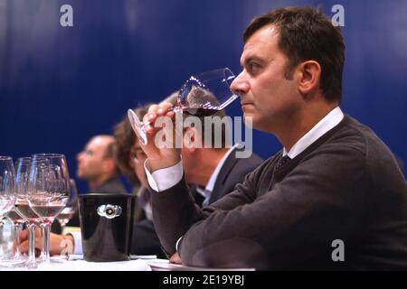 Turin, Piemont, Italien. -10/26/2009 - Messe "Wine Show" Stockfoto
