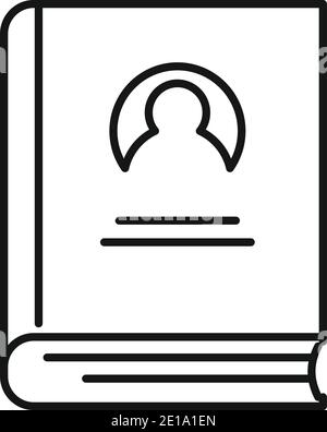 Soziologie altes Buch Symbol, skizzieren Stil Stock Vektor