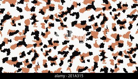 Leopard Muster Design, Illustration Hintergrund nahtlose Muster Stockfoto