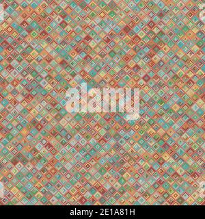 Abstrakte geometrische Mosaik nahtlose Vektor-Muster Stock Vektor