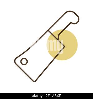 Vektorsymbol für den Fleischhäcksler. Küchengerät. Diagrammsymbol für das Kochen von Website-Design, Logo, App, UI Stock Vektor