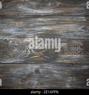Shabby Holzhintergrund oder Textur. Teil der Wand oder Tisch. Rustikalen Stil. Blick von oben. Quadrat Stockfoto