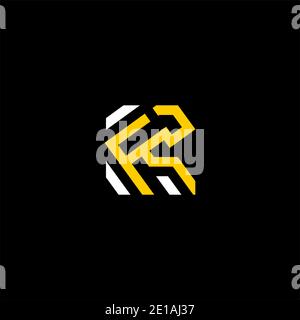 KFS Letters und Power Hand Logo Designvorlage Stock Vektor
