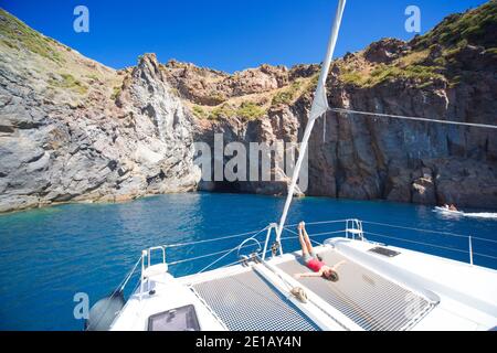 Vulcano, Äolische Inseln (Isole Eolie), Sizilien Stockfoto