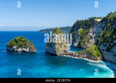 Diamond Beach, Nusa Penida, Bali Stockfoto