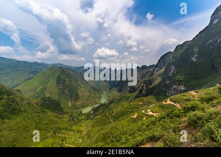 Nho Que Fluss in Ha Giang Stockfoto