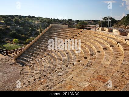 Alte Stadt in Kourion. Zypern Stockfoto