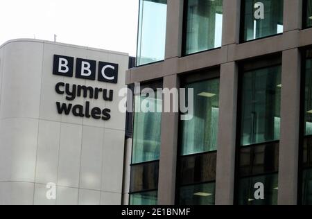 Cardiff Wales UK 26 November 2020 die neue BBC Broadcasting Zentrum in Cardiff Wales Großbritannien Bild von Richard Williams Cardiff Freiberuflicher Fotograf Stockfoto