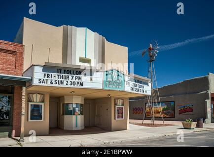 Willcox Historic Theatre, noch geöffnet, in Willcox, Arizona, USA Stockfoto