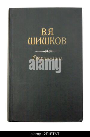 Die "Geschichten" und "Wanderer" von Wjatscheslaw Jakowlewitsch Schischkow, erstmals 1986 in der UdSSR veröffentlicht. Stockfoto