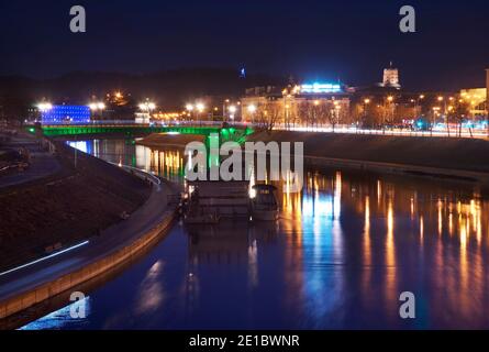 Anzeigen von Vilnius. Litauen Stockfoto