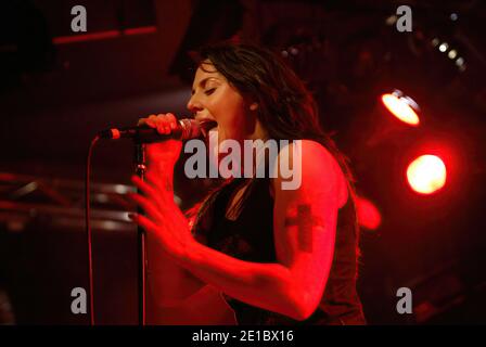 Melanie Chisholm, auch bekannt als Mel C, tritt solo in den Liquid Rooms in Edinburgh auf Stockfoto