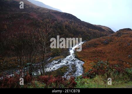 Schottische Landschaft im Herbst, Schottland Stockfoto