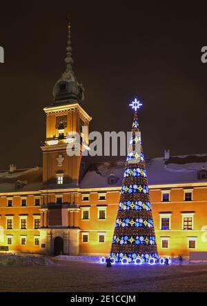 Schlossplatz in Warschau. Polen Stockfoto