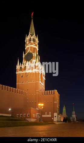 Spasskaya Turm des Moskauer Kremls. Russland Stockfoto