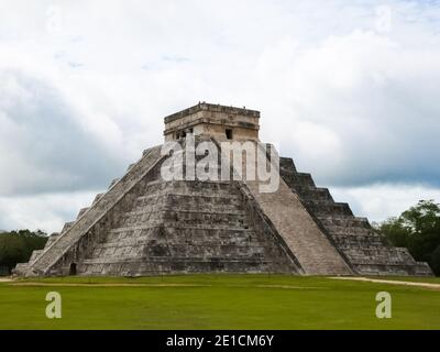 Azteken Pyramide in Mexiko. Die Maya-Zivilisation. Stockfoto