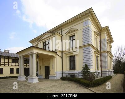 Herbst Schlossmuseum in Lodz. Polen Stockfoto