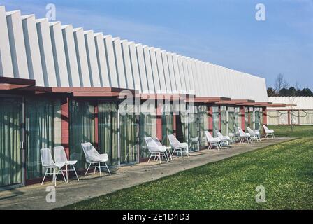 Snow Flake Motel, Lincoln Township, Michigan, USA, John Margolies Roadside America Photograph Archive, 1991 Stockfoto