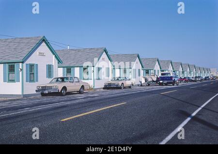 Day's Cottages, North Truro, Massachusetts, USA, John Margolies Roadside America Photograph Archive, 1984 Stockfoto