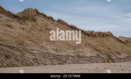 Sonnenuntergang am Banna Beach County Kerry Irland auf der Wildnis Atlantic Way Stockfoto