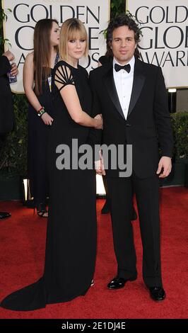 Mark Ruffalo und Sunrise Coigney kommen zur 68. Annual Golden Globe Awards Zeremonie, die am 16. Januar 2011 im Beverly Hilton Hotel in Los Angeles, CA, USA, stattfand. Foto von Lionel Hahn/ABACAUSA.COM Stockfoto