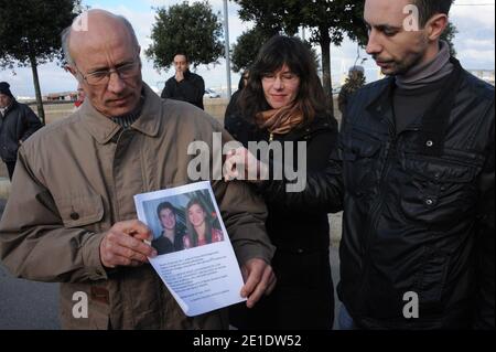 Gilles Patron lors d'une marche organizee en memoire de Laetitia Perrais a Pornic, Frankreich, le 24 janvier 2011. Foto von Mousse/ABACAPRESS.COM Stockfoto